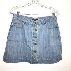 Mini Jean Skirt